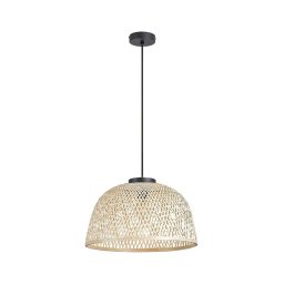 Lustră pe cablu RATTAN 1xE27/25W/230V ratan Rabalux 72025