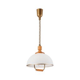 Lustr rabatabil RAMONA 1xE27/60W/230V bej-maro