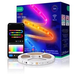 Banda LED RGBIC inteligenta Nous F4