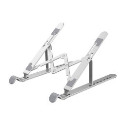 Stand laptop din aluminiu pliabil, Argintiu