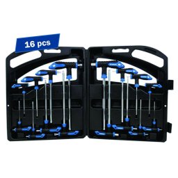 Set 16 chei HEX plus TORX maner T HYUNDAI HY-59551