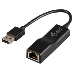 Placa de retea i-tec U2LAN, USB 2.0, Negru