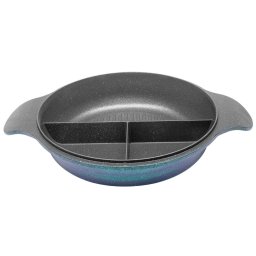 Oala joasa Neoklein CSL30-OceanBlue, 30 cm, fara capac, aluminiu turnat, invelis anti-aderent, OceanBlue