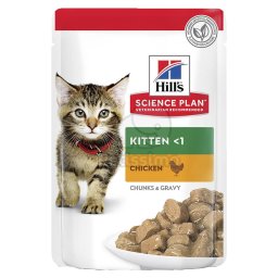 Hill's Science Plan Kitten hrana pentru pisici cu pui - la plic 12 x 85 g