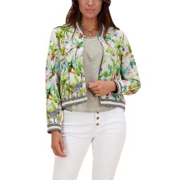 RUBY YAYA Geacă Junglerama Jacket JUNGLERAMAJACKET-WHT white