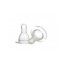 Set 2 tetine Minut Baby silicon, 0+, 3+, 6+, 6+ lichide groase