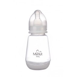 Biberon Minut Baby cu tetina silicon 0+ 150 ml
