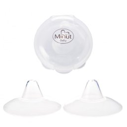 Protectii silicon Minut Baby pentru mamelon, 2 buc /cutie
