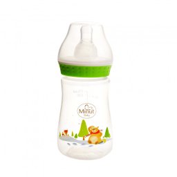 Biberon "Ursul pacalit de vulpe" 125 ml Minut Baby 0+