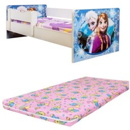 Junior Frozen 140x70 cu saltea 2-8 ani