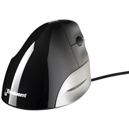 Mouse BakkerElkhuizen Evoluent Standard Right, Negru/Argintiu 1300 dpi USB Optic