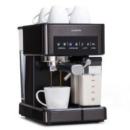 Klarstein Mașină de cafea Arabica Comfort cu portafiltru, 1350W, 20 bar, 1,8 l, suprafață de control tactil (TK42-ArabicaC)