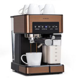 Klarstein Mașină de cafea Arabica Comfort cu portafiltru, 1350W, 20 bar, 1,8 l, suprafață de control tactil (TK42-ArabicaC)