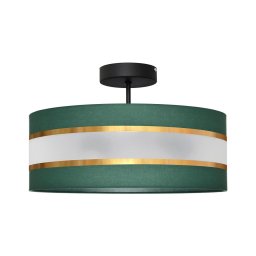 Lustră pe tijă HELEN 3xE27/15W/230V verde/auriu