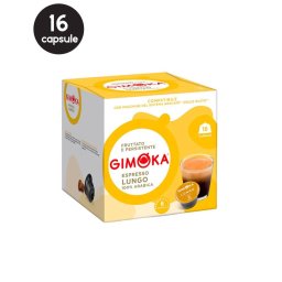 16 Capsule Gimoka Lungo – Compatibile Dolce Gusto