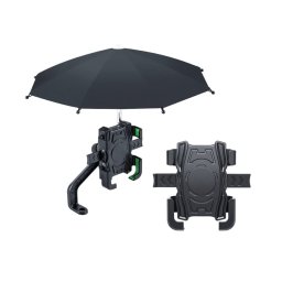 Suport telefon cu umbrela pentru ghidon bicicleta