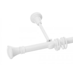Galerie simpla Prince alb lucios 19mm