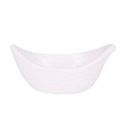 Set 6x Bol oval din melamina alba, cca 70 ml