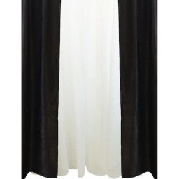 Set complet pentru fereastra DRAPERIE SOFT V12 PERDEA 2008 ALB -MARO