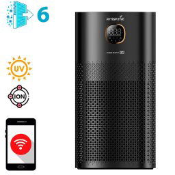 OBERON 520 WiFi (până la 62 m2) - Purificator de aer - negru