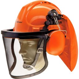 Casca de protectie cu antifoane si viziera RO1504112