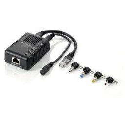Accesoriu server LevelOne POS-1002 PoE Splitter 2x RJ45, power supply (black, retail)