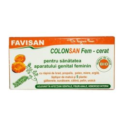 Supozitoare Colonsan Fem Bio 10buc Favisan