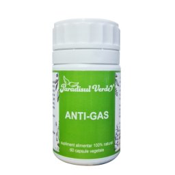 Anti-Gas Capsule Vegetale 60cps Paradisul Verde