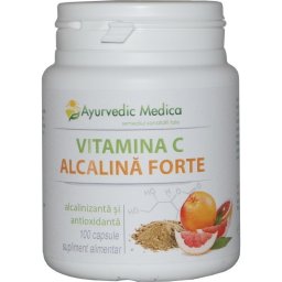 Vitamina C Alcalina Forte 100cps Ayurvedic Medica