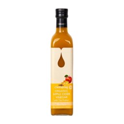Otet tulbure din cidru de mere cu ghimbir, turmeric si piper negru Eco 500ml Clearspring