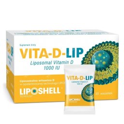 Vitamina D Lipozomala VITA-D-LIP 1000UI 30 plicuri LIPOSHELL