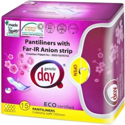 Absorbante cu Banda Far-IR Anion Eco 15buc de 155mm Gentle Day