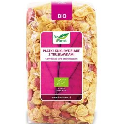 Fulgi de Porumb cu Capsuni Eco 250g Bio Planet