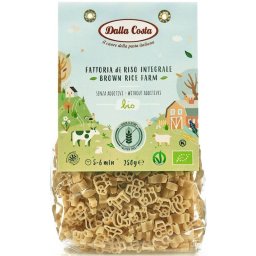 Paste din Orez Brun fara Gluten Farm Eco 250g Dalla Costa