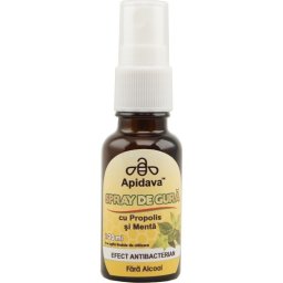 Spray de Gura cu Propolis si Menta 20ml Apidava