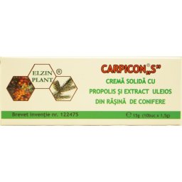 Carpicon S - Crema Solida cu Propolis 15g (10buc x 1.5g) Elzin Plant