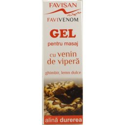 Favivenom Gel pentru Masaj cu Venin de Vipera 50ml Favisan