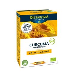 Curcuma Ghimbir Fiole Buvabile Eco 20fiole x 10ml Dietaroma