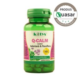 Q-Calm cu valeriana si passiflora 60cps Kotys