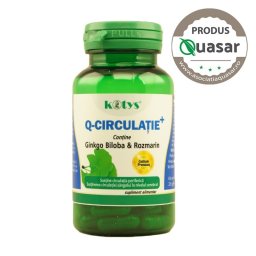 Q-Circulatie Plus cu ginkgo biloba si rozmarin 60cps Kotys