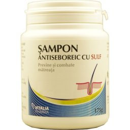 Sampon Antiseboreic cu Sulf 175g Vitalia Pharma