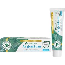 Gennadent Argentum - Pasta de Dinti cu Argila si Argint 80ml Vivanatura