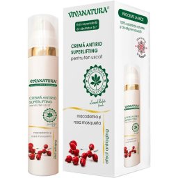 Crema Antirid Superlifting pentru Ten Uscat 45ml Vivanatura