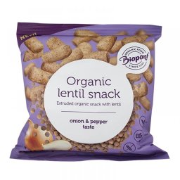 Linte expandata cu aroma de ceapa si piper Eco 60g Biopont