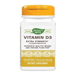 Vitamina D3 2000UI 120cps Natures Way