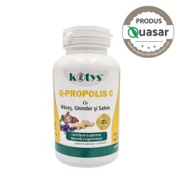 Q-Propolis C cu extract de macese ghimbir si salvie 60cmp Kotys