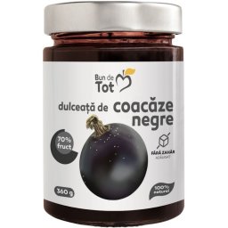 Dulceata de Coacaze Negre Fara Zahar 360g Bun de Tot