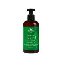 Sampon cu extract din Urzica pentru Par Normal si Gras 250ml Trio Verde