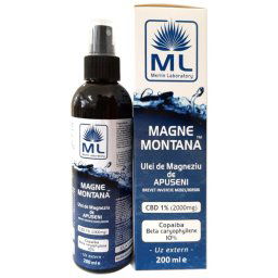 Magne Montana - Ulei de Magneziu de Apuseni Classic 200ml Laboratoarele Merlin