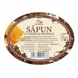 Sapun cu Miere si Propolis 80g StrongLife